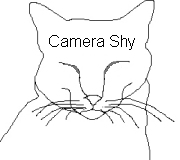 camera shy